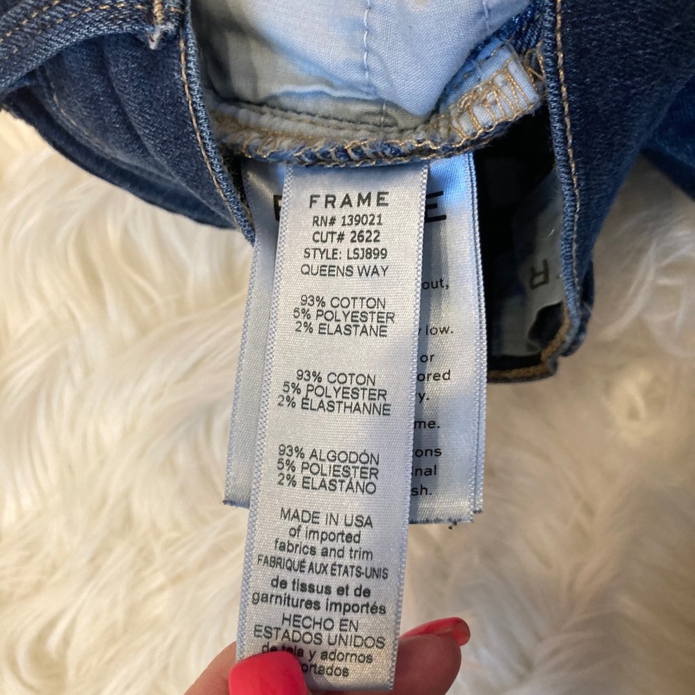Frame High Rise Skinny Jeans - Picture 7 of 7